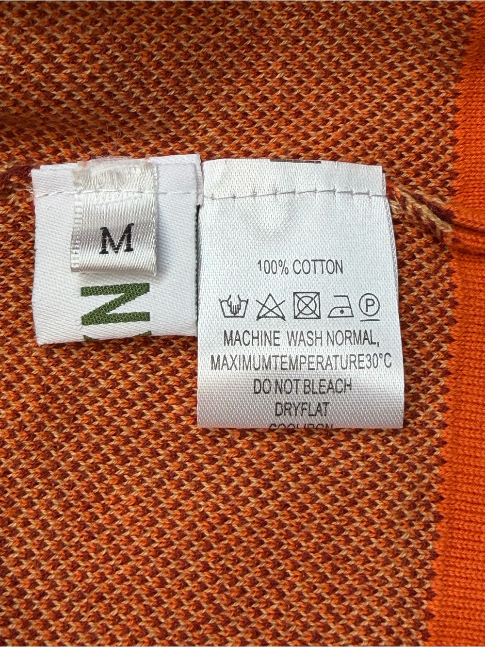 Oxknit 70’s Retro Geometric Knit Midi Skirt - Size Medium 100% Cotton - Picture 5 of 7